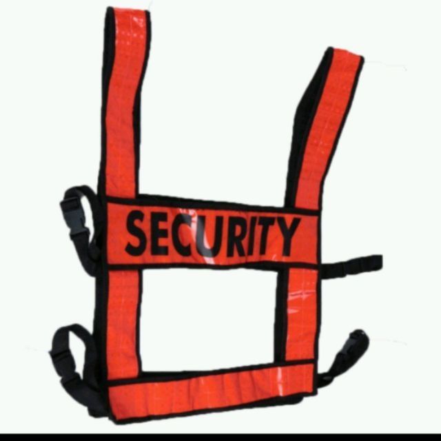 Security Safety Vest with adjustable strap Shopee Philippines