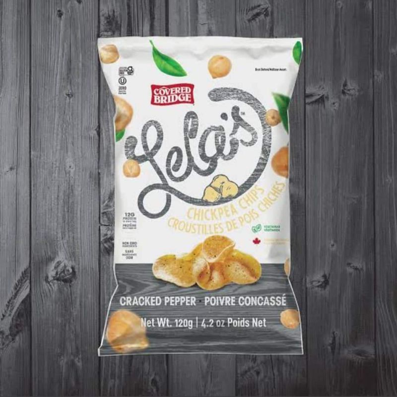 Covered Bridge Lela's Pepper Chickpea Chips 120g Shopee Philippines