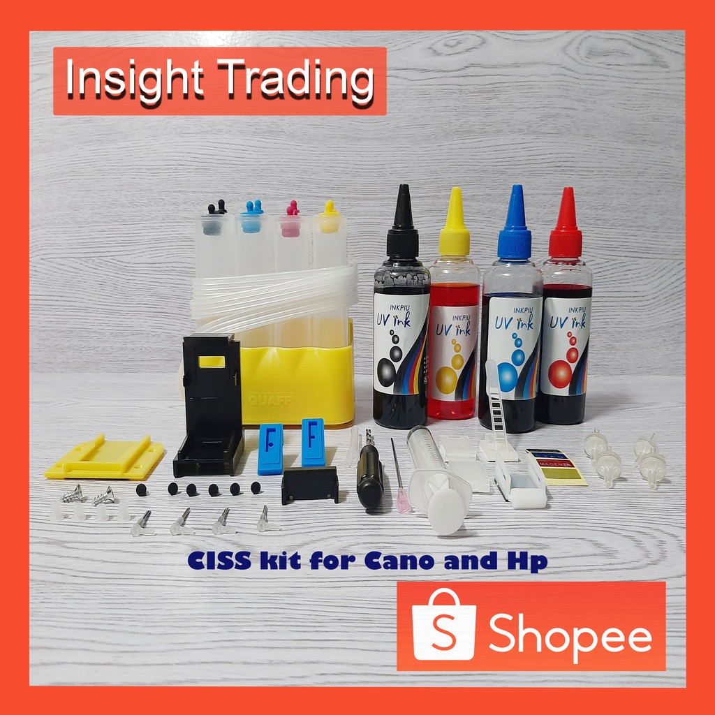 CISS continuous ink system for canon and hp printer Shopee Philippines