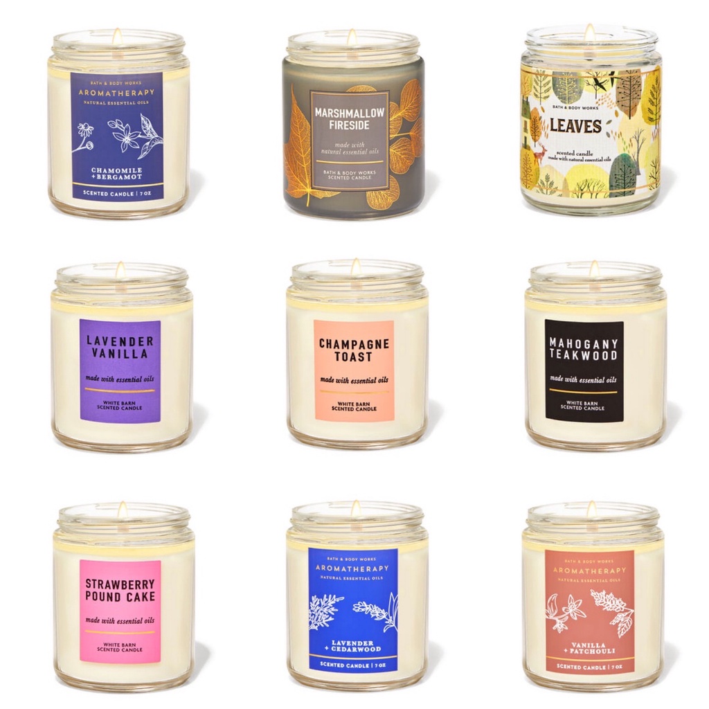 Bath & Body Works Single Wick Candle Shopee Philippines