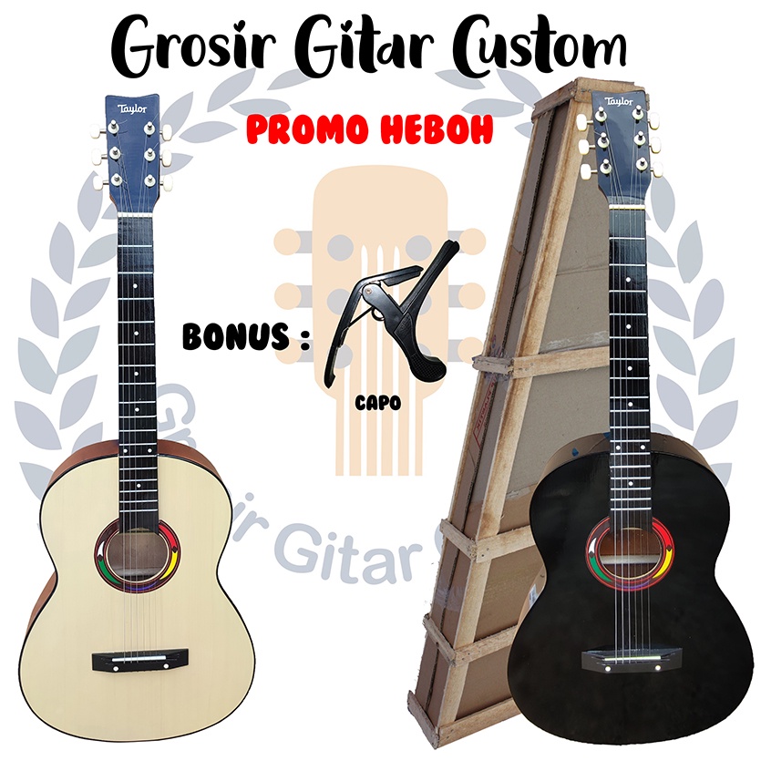 Happy Beginner Acoustic Guitar Free Capo Shopee Philippines