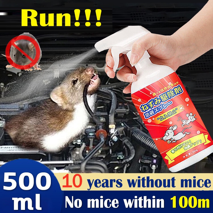 Killer Rat Repellent Spray Can repel mice cockroaches mosquitoes geckos