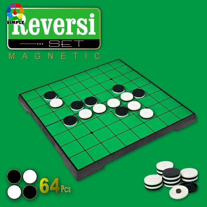 Portable Folding Reversi Othello Board Chess Standard