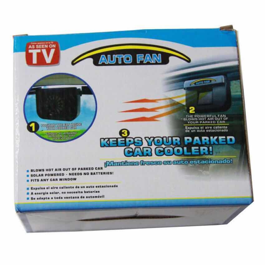 Auto Cool Car auto Air Cooler Solar Powered Fan Ventilation Shopee Philippines