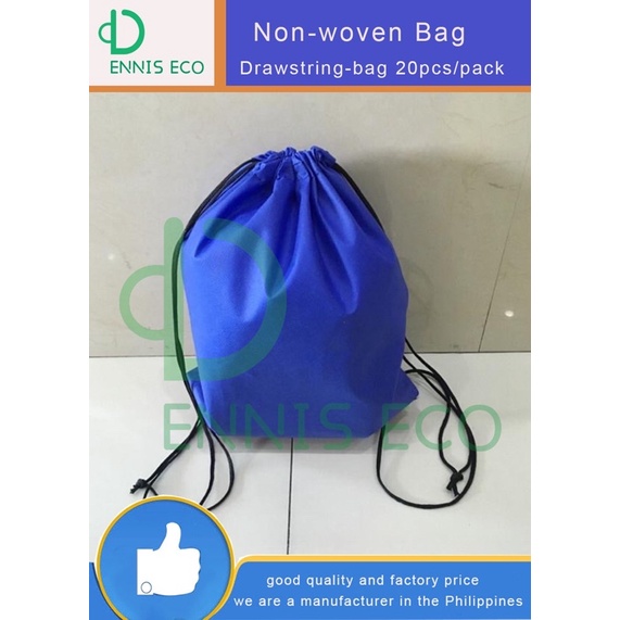 StringBag Drawstring bag plain design eco bag Shopee Philippines