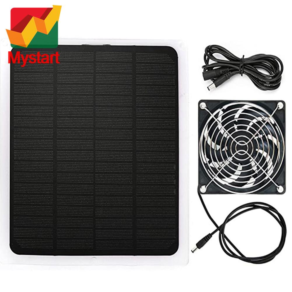 10w Waterproof Solar Exhaust Fan Air Extractor with Solar Charging Panel Shopee Philippines