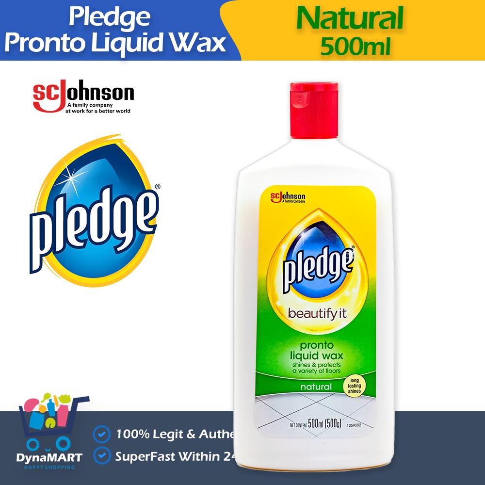 Pledge Pronto Liquid Wax Natural 500ml MyD9 Shopee Philippines