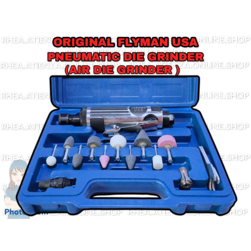 Flyman Pneumatic Die Grinder (Air Die Grinder) 1/4 & 1/8 Shanks Flyman