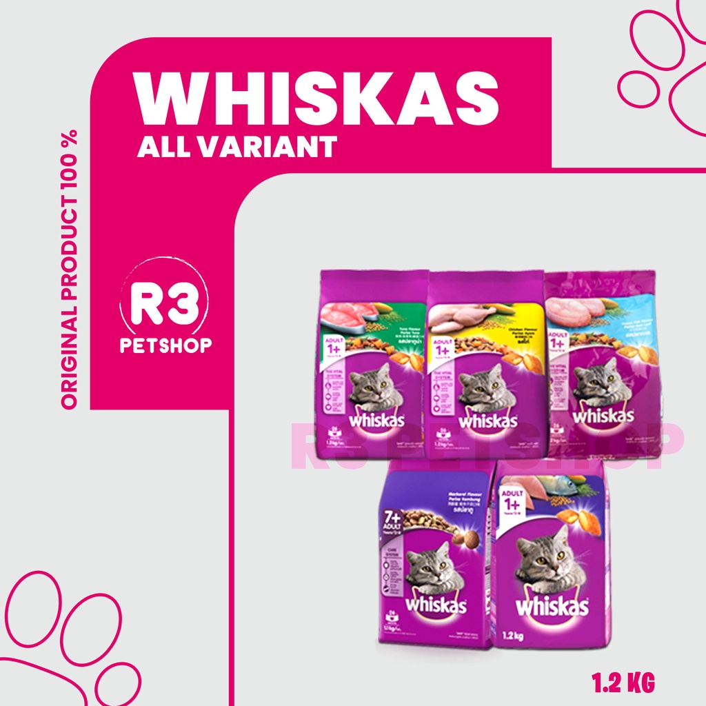 Whiskas 1.2kg All Variants (Expedition) Shopee Philippines