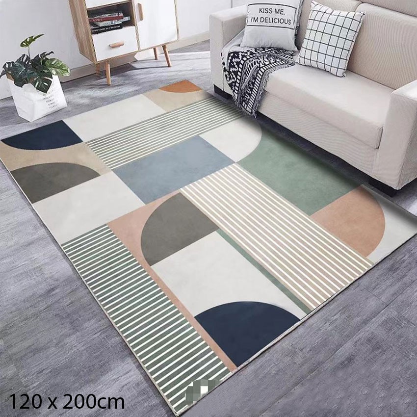 Eiderfinch 120X200Cm Modern Print Carpet For Living Room Bedroom Rug