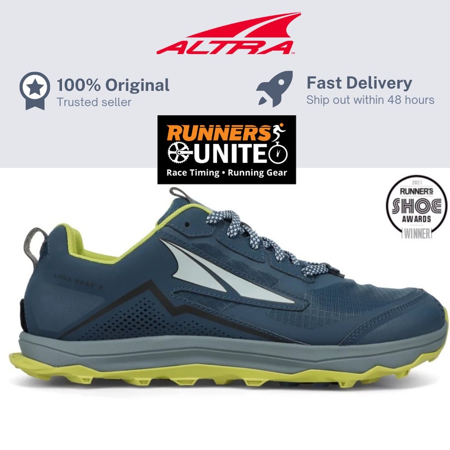 Altra Lone Peak 5 Men's Trail Running/Hiking Shoes Runner's World Shoe Awards Winner 2021