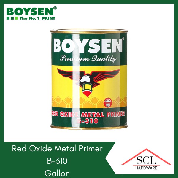 BOYSEN Red Oxide Primer B310 4 Liters / Gallon Shopee Philippines