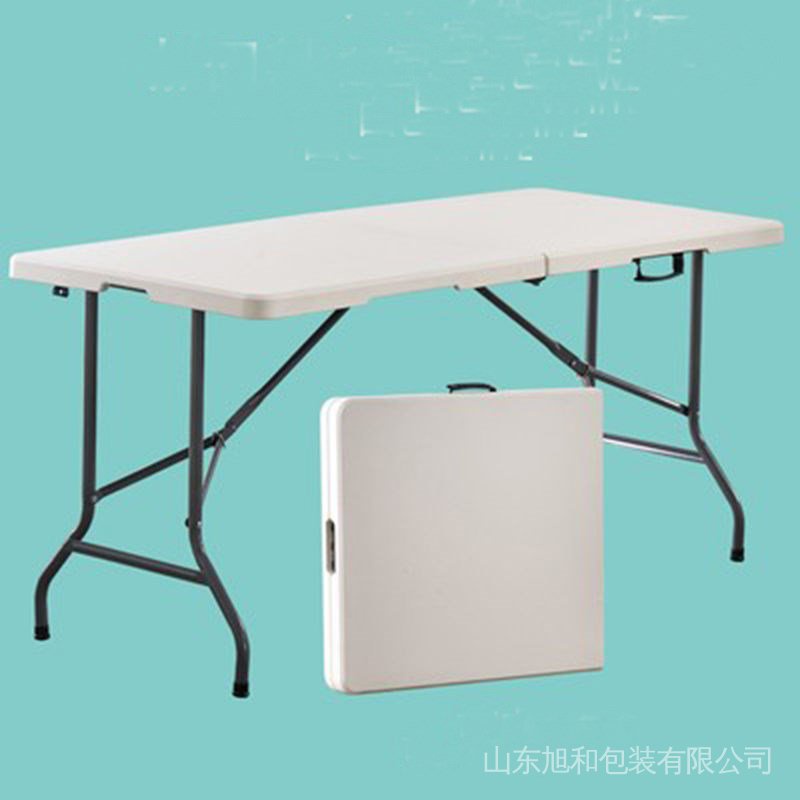 Lifetime Height Adjustable Craft Camping and Utility Folding Table, 4