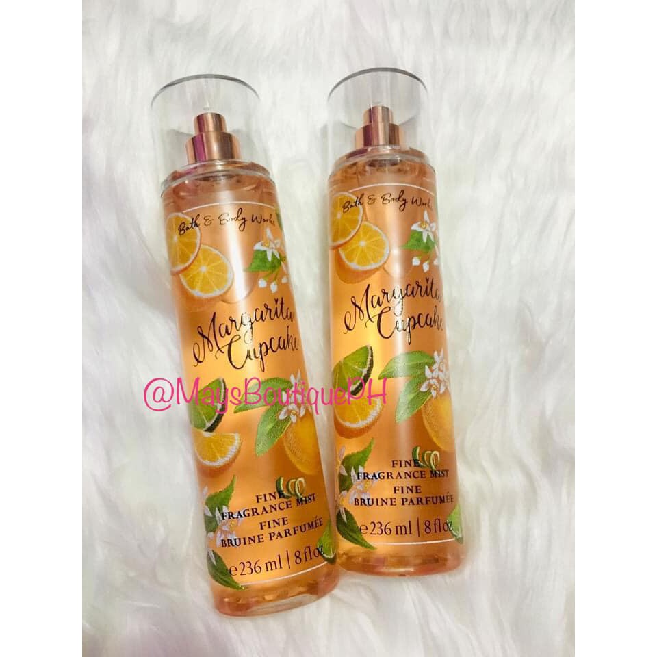 Authentic Bath & Body Works MARGARITA CUPCAKE mist 236ml Shopee