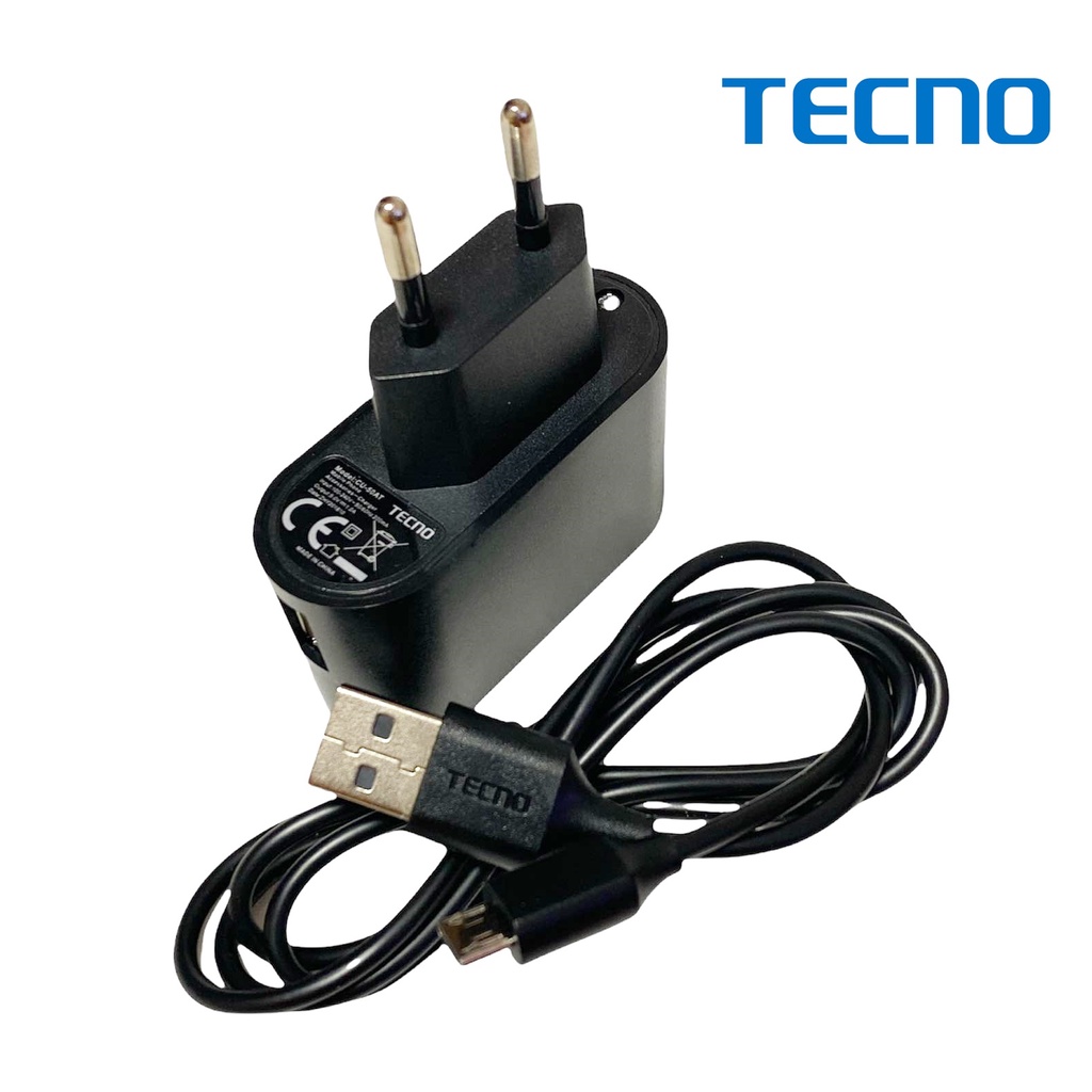 Charging kit, charger head with charging cable, Tecno Max 5V1A brand