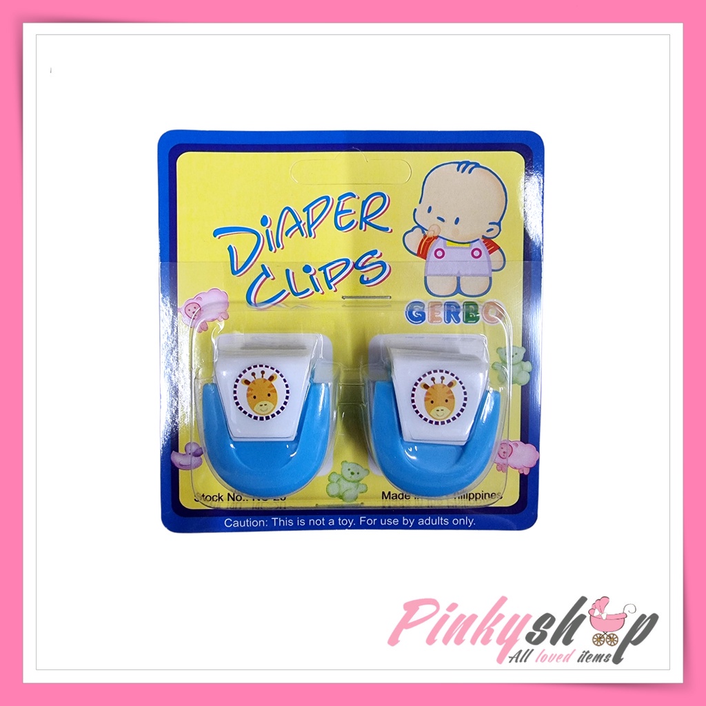 Gerbo Baby Diaper Clip Clamp for Cloth Diaper Clamp For Boy Girl
