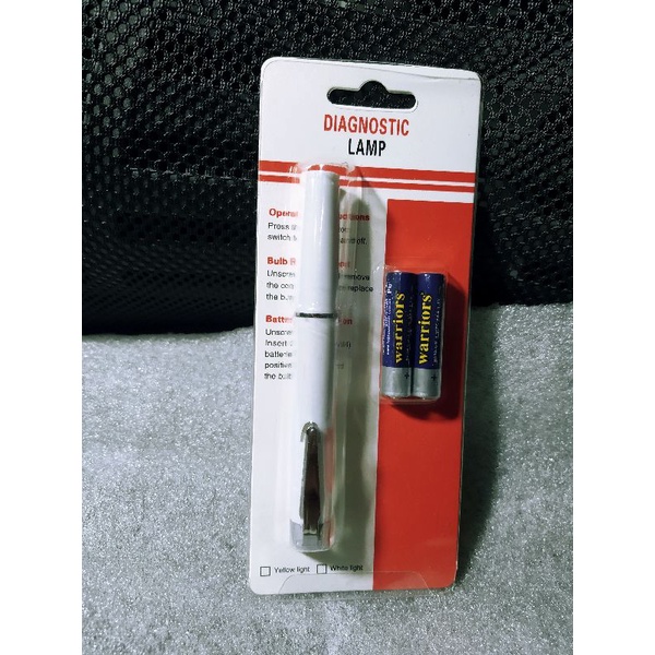 MEDICAL PENLIGHT WITH BATTERY(yellow light) Shopee Philippines