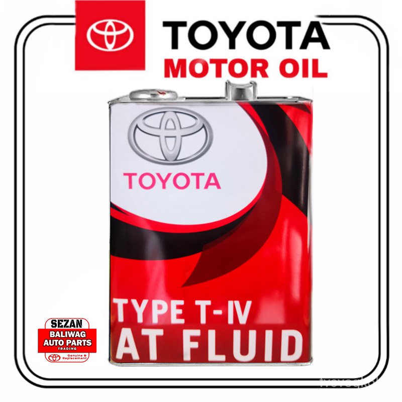 ORIGINAL TOYOTA AUTOMATIC TRANSMISSION FLUID ATF TYPE TIV 4 LITERS