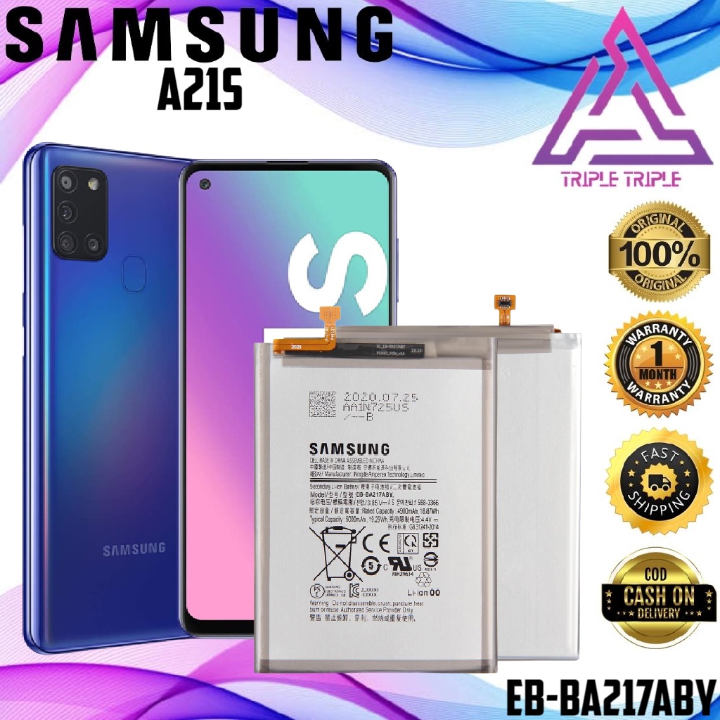 Samsung Galaxy A21s Battery Original, Model EBBA217ABY Capacity