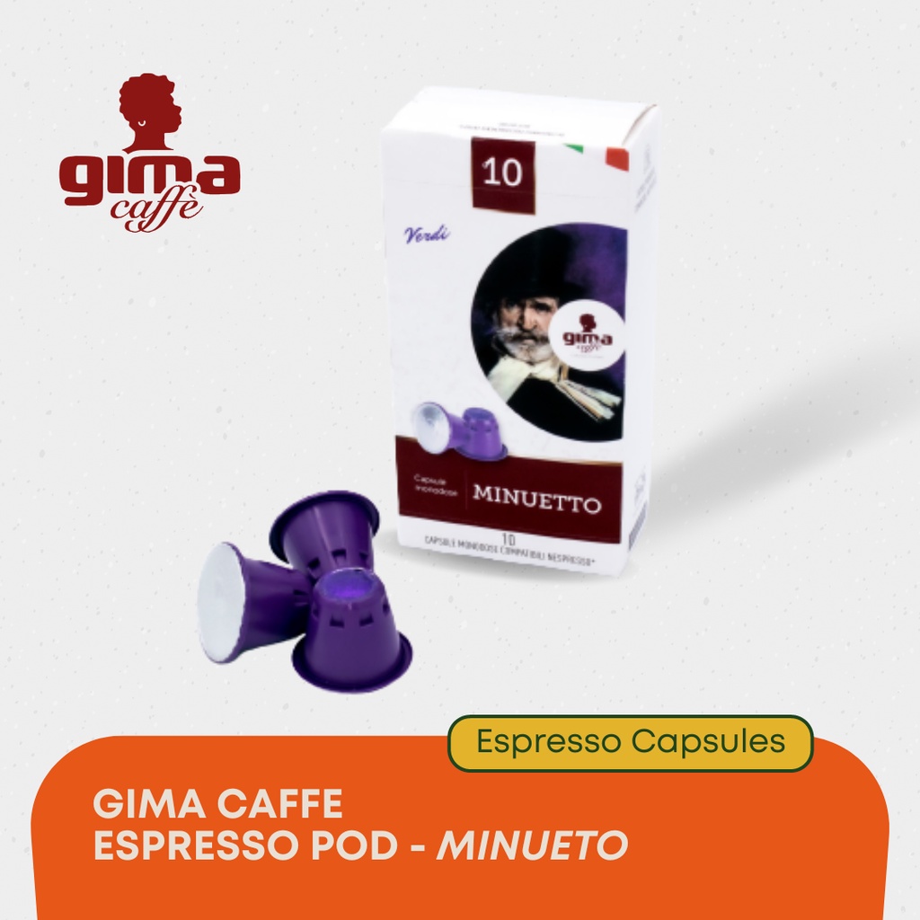 Gima 10's ESE / Easy Serve Espresso (Capsule) EXP AUGUST 2023