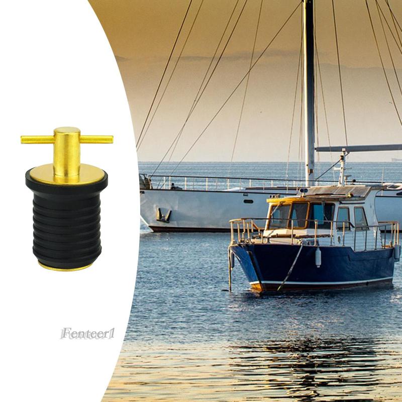 groceries[FENTEER1] Marine Boat Twist Drain Plug for Yacht Bilge