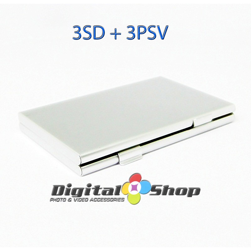 Lynca Kh9 Mini Aluminum Alloy Storage Box for 3 SD + 3 PSV Cards