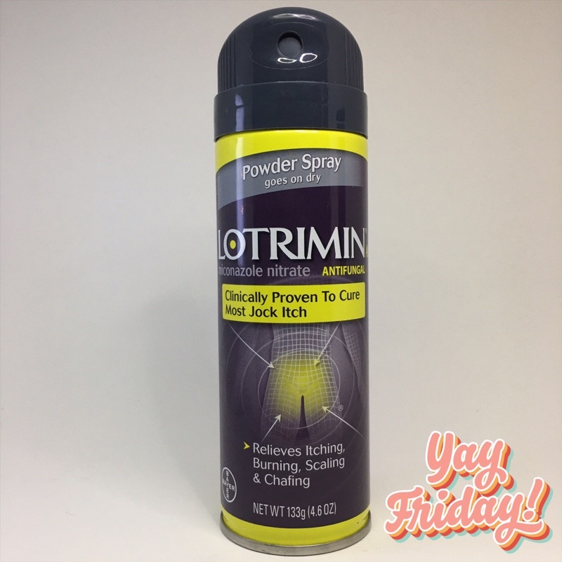 Lotrimin AF Jock Itch Antifungal Powder Spray goes on dry Shopee
