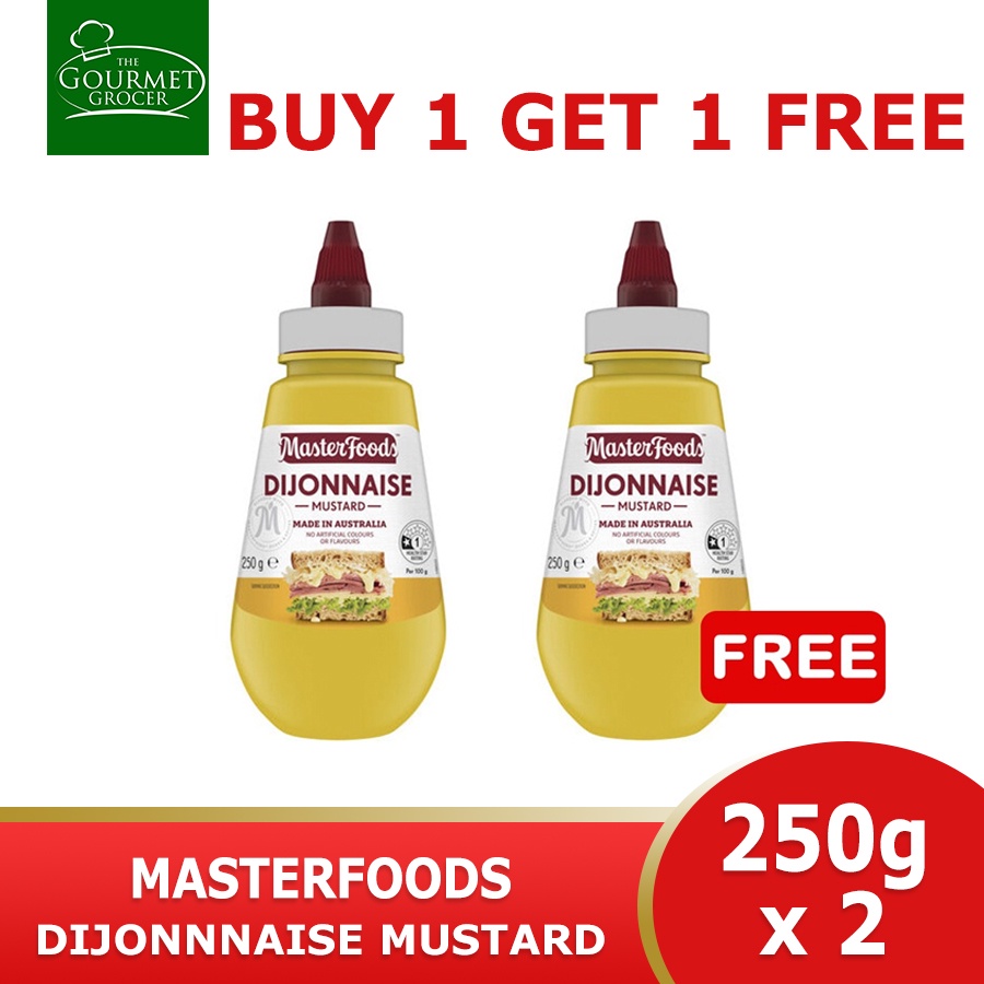 Buy 1 Take 1 Free Masterfoods Dijonnaise Mustard 250g Shopee Philippines
