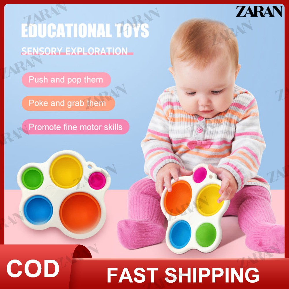 Simpl Dimpl Baby Silicone Sensory Fat Brain Educational toddler Fidget