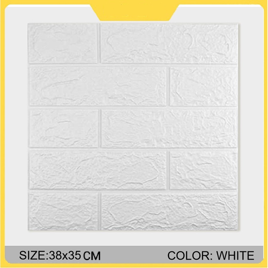 Wallpaper Foam home decor Ceiling 3D Waterproof Moistureproof Brick Wall Sticker Selfadhesive
