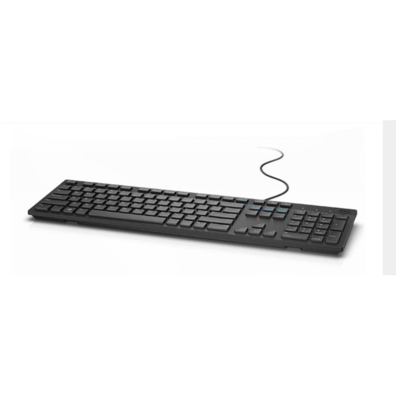 Dell KB216 Keyboard USB Black Dell thin chocolate keys, home office game typing USB wired
