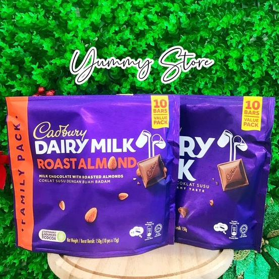 Cadbury Dairy Milk Family Pack Chocolate Pack 150G Shopee Philippines