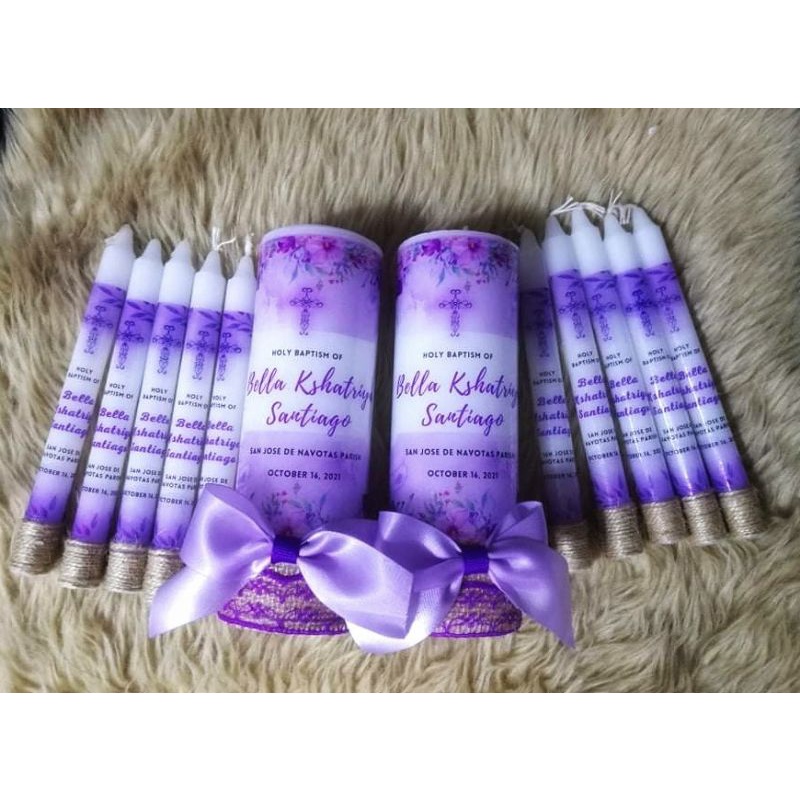 baptismal candle(purple) Shopee Philippines