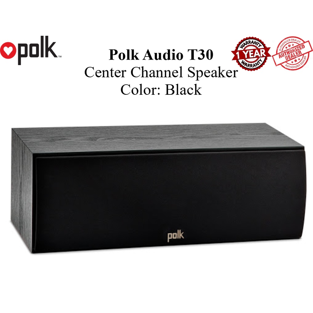 Polk Audio T30 Home Theater and Music CenterChannel Speaker Shopee