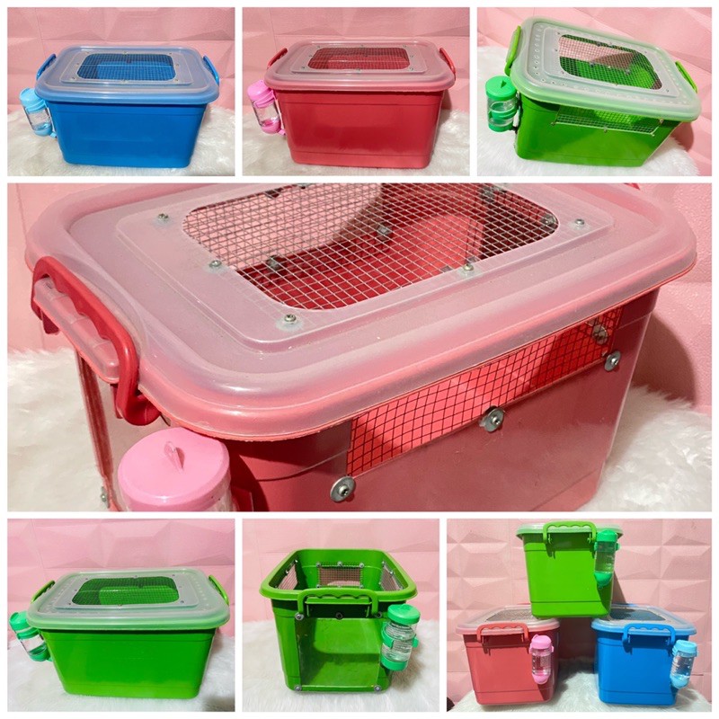 12 Liter Bin Cage & 28 Liter Bin Cage for Hamster or any Rodents