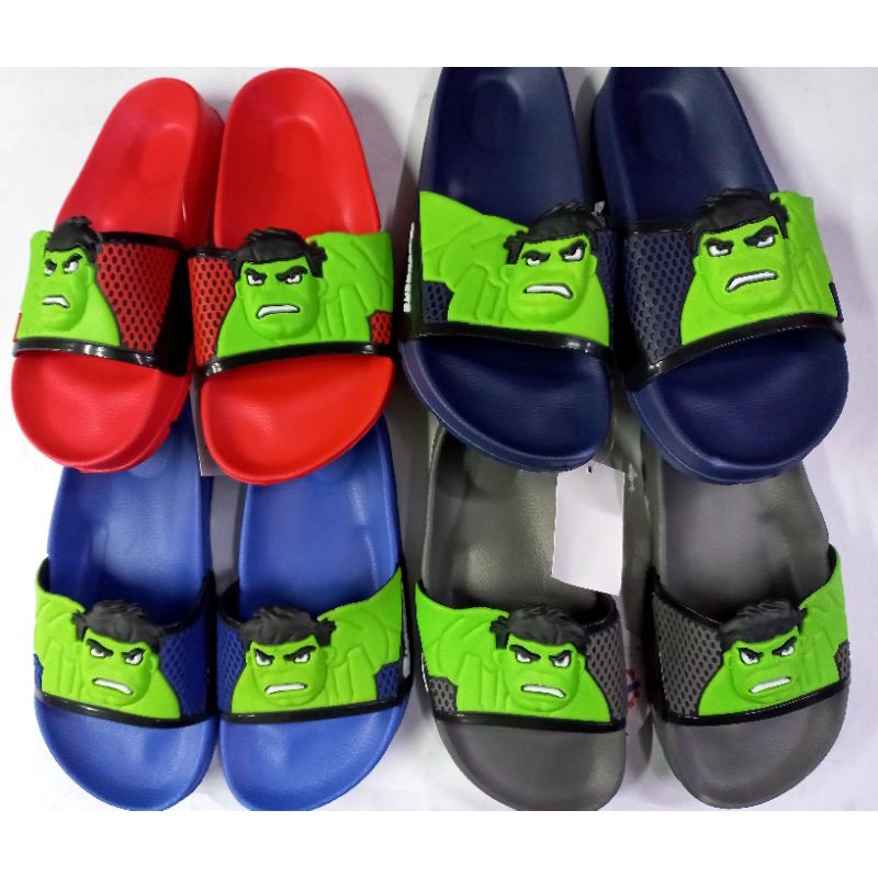 Hulk Avengers Slipper for Kids 3035(medium) Shopee Philippines