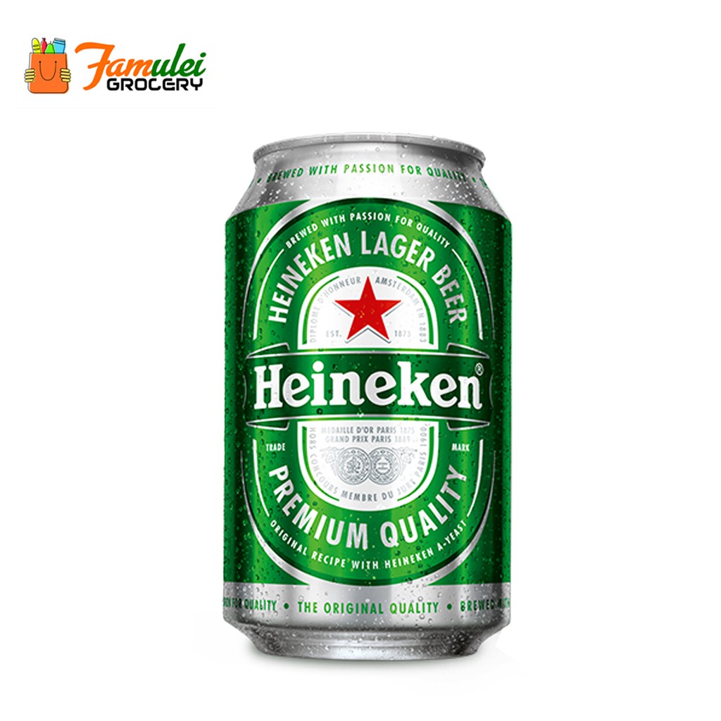 Heineken Hong Kong Version Premium Larger Beer Can 330ml Shopee