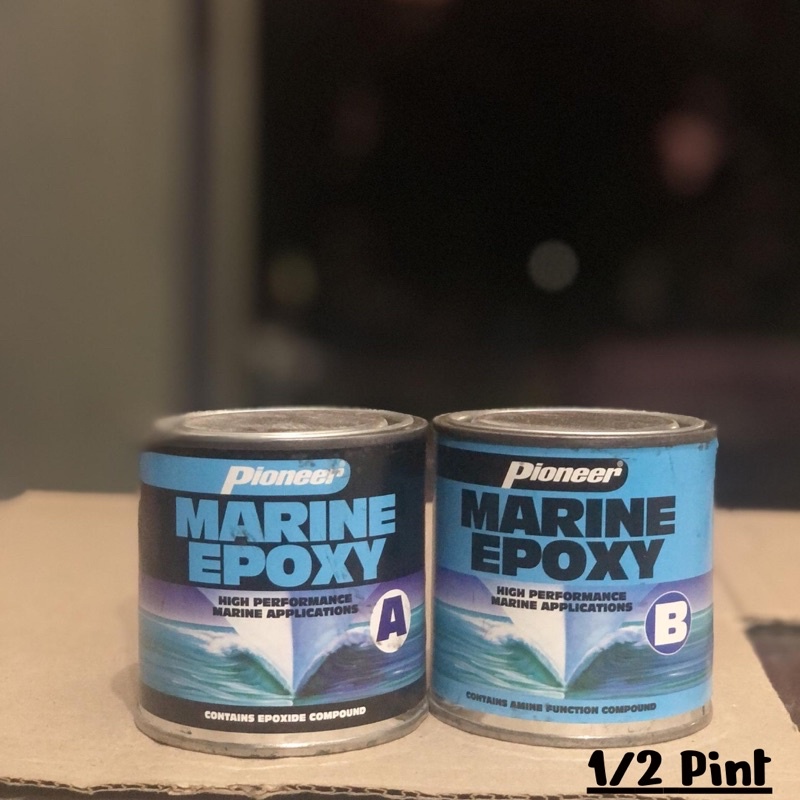 Pioneer Marine Epoxy A/B Set 1/4 1/2 Pint (1/8L 1/4L) Shopee Philippines
