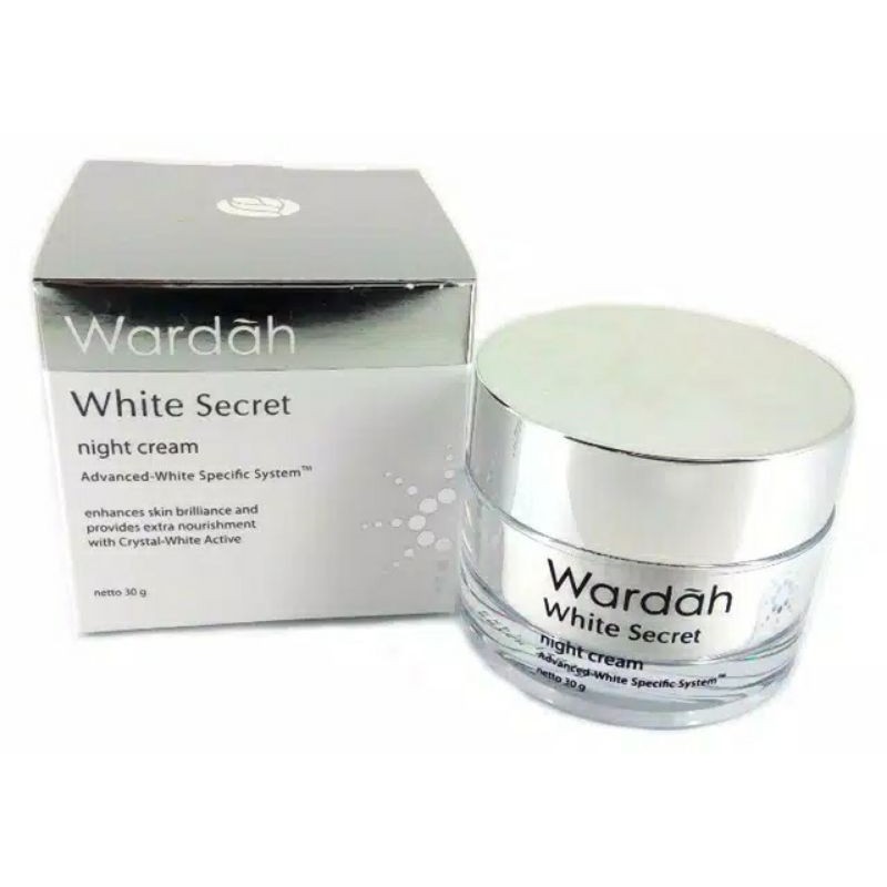 Wardah White Secret Night Cream 30g Shopee Philippines