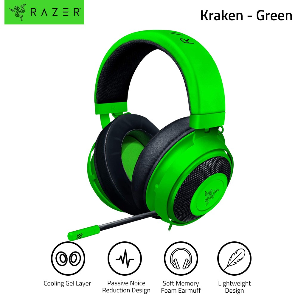 Razer Kraken Headset Noise Reduction Cooling Gel Cushions Think Padding