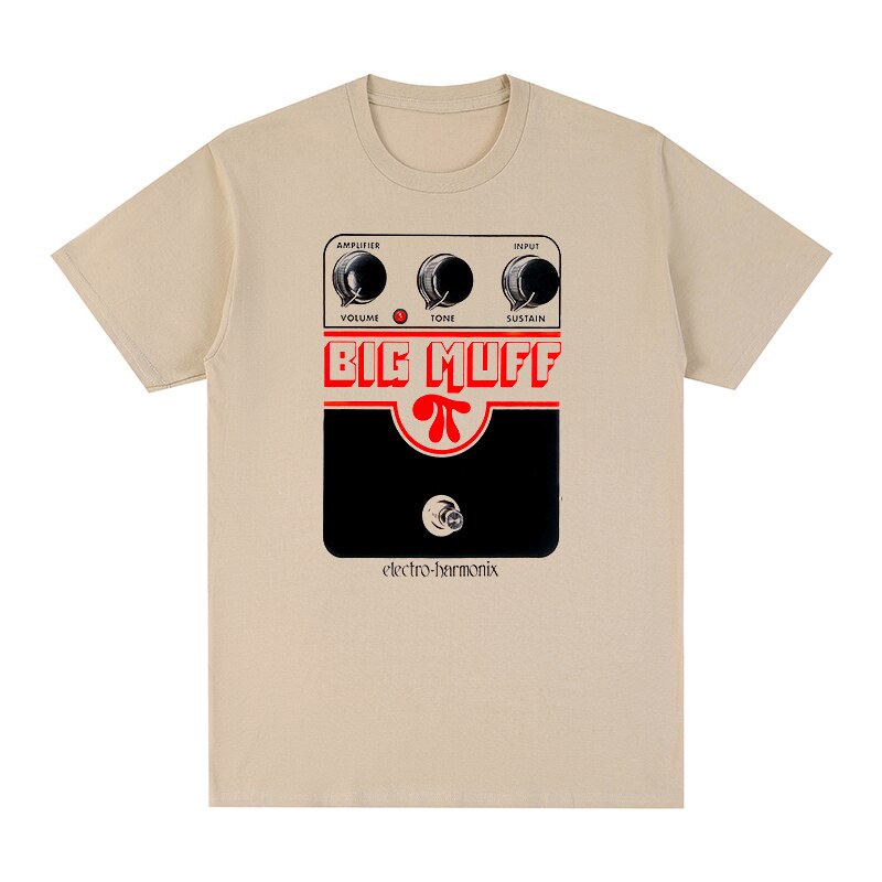 big muff Tshirt guitar pedal effect shoegaze Cotton Men T shirt New