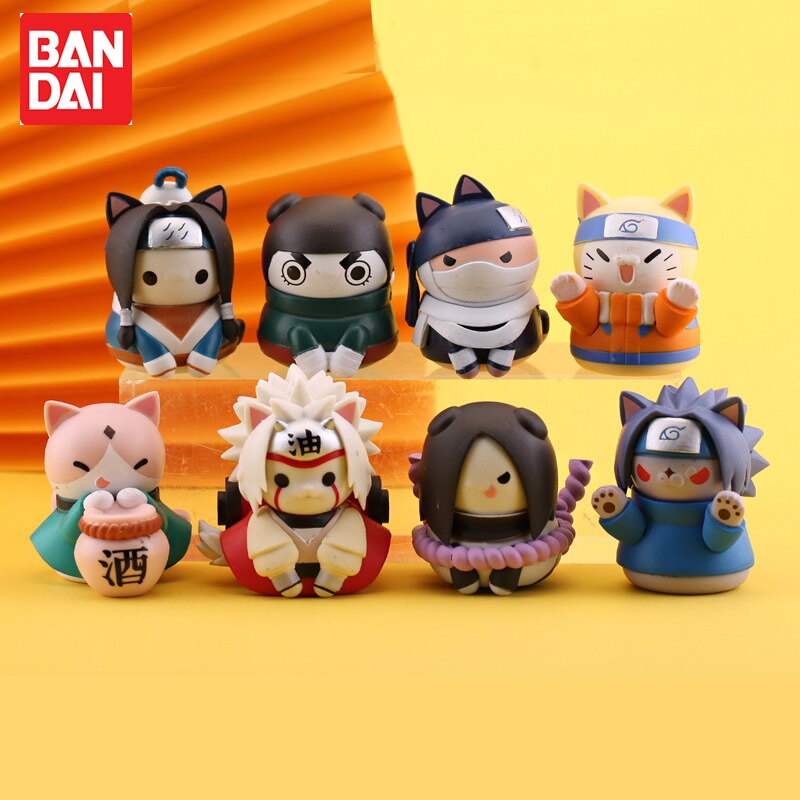 Anime Naruto Figures Cartoon NARUTO Cat Action Figure Toy Kawaii