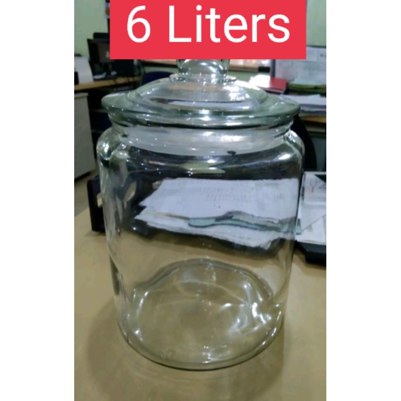 3 or 4 Liters Glass Cookie Jars Shopee Philippines