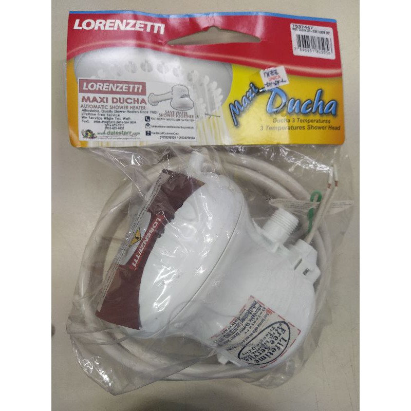 Lorenzetti Maxi Ducha Automatic Shower Heater Shopee Philippines