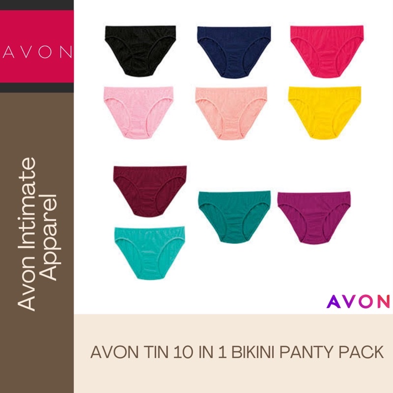 Avon Tin 10 in 1 bikini panty pack Shopee Philippines