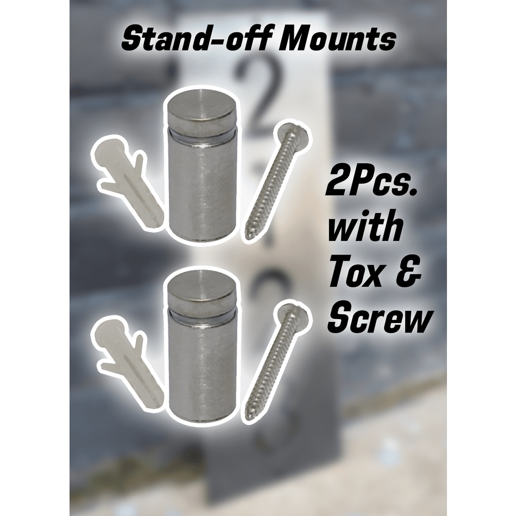 Stainless Stand off Bolts Mount Standoffs Sign Advertisement Portrait