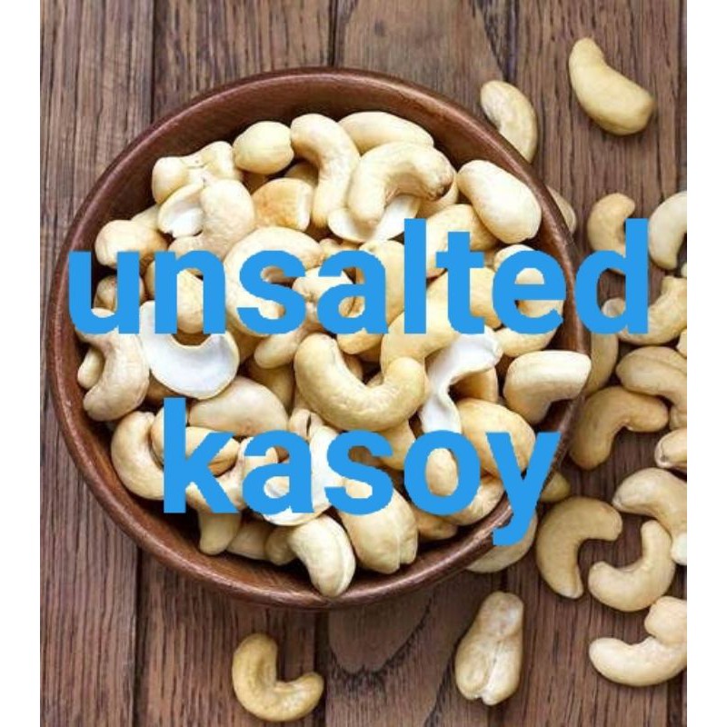 salted cashew and roasted salted and unsalted cashew nuts ( adobong