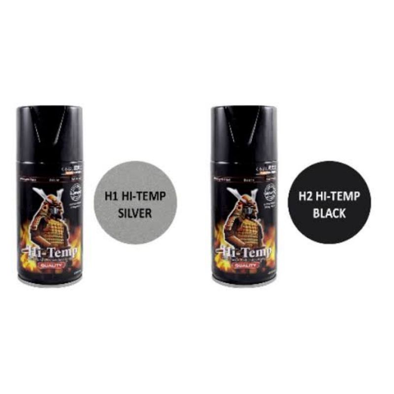 Samurai Paint Hi Temperature 300ml ( for exhaust pipe ) Shopee