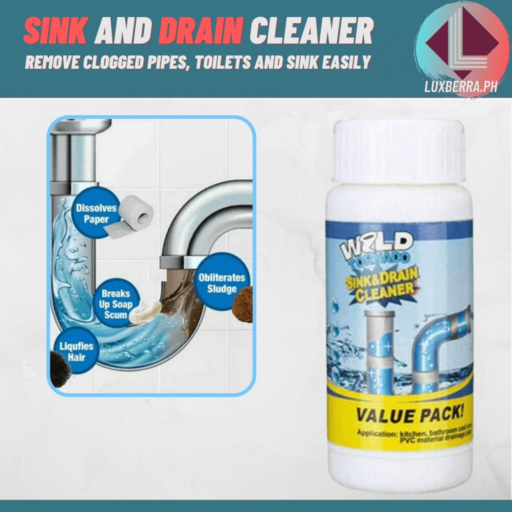 Original Wild Tornado/World Quick Pass Powerful Sink and Drain Cleaner