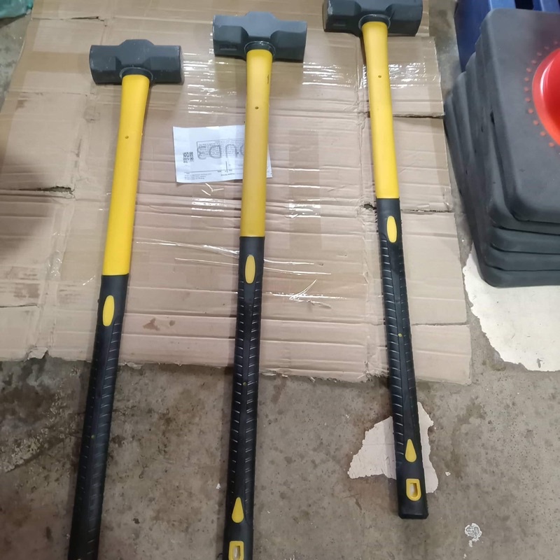 Sledgehammer with fiberglass handle sledge hammer 8lbs 10lbs 12lbs